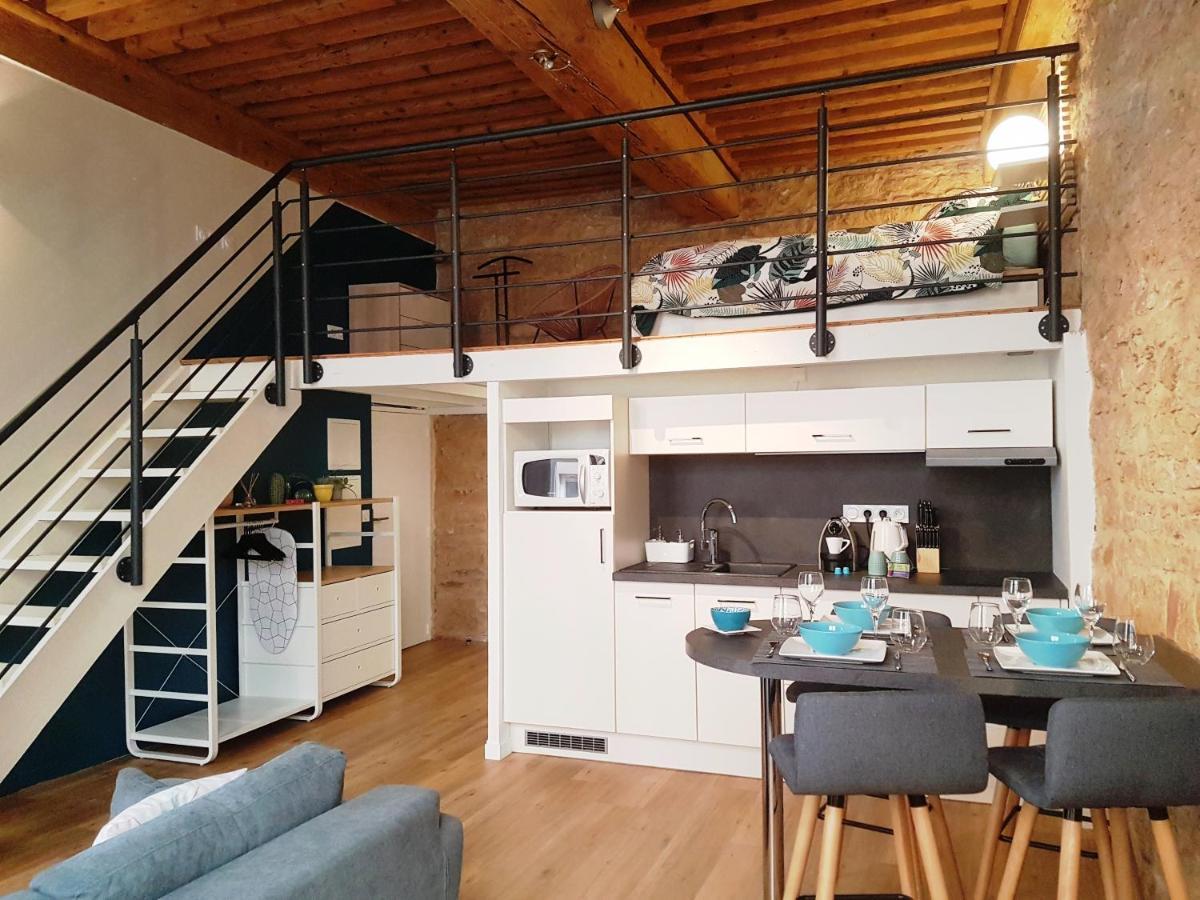 Charmant Appartement Style Canut Pentes Croix Rousse Лион Екстериор снимка